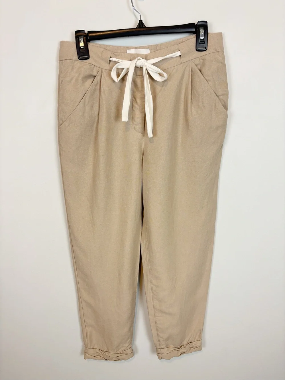 Aritzia Wilfred Allant Cropped Linen Pant Size 2